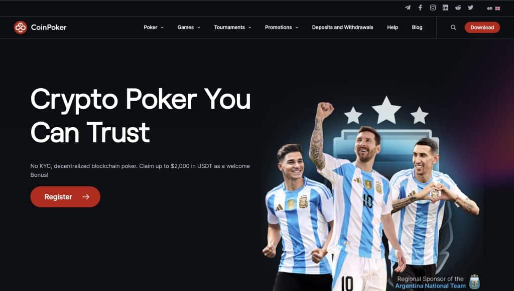 CoinPoker kasyno Bitcoin