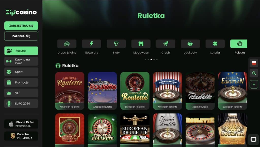 Zip Casino Ruletka Online