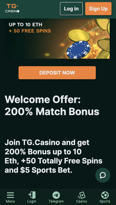 tg casino mobilny bonus powitalny