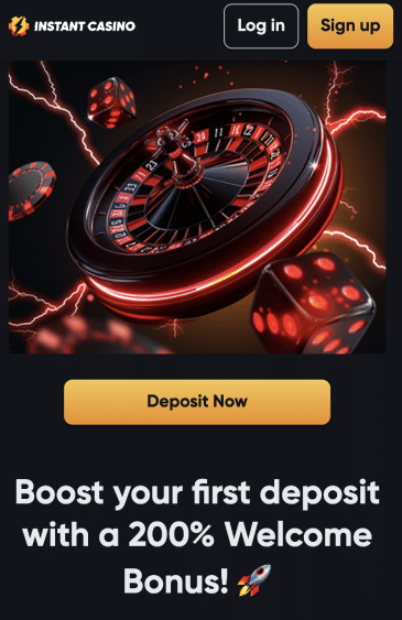 Instant Casino bonus