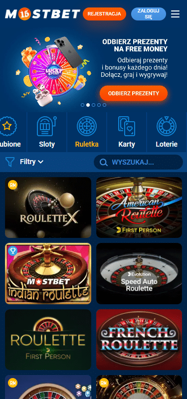 Mostbet Ruletka Online