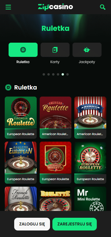 Zip Casino Ruletka Online