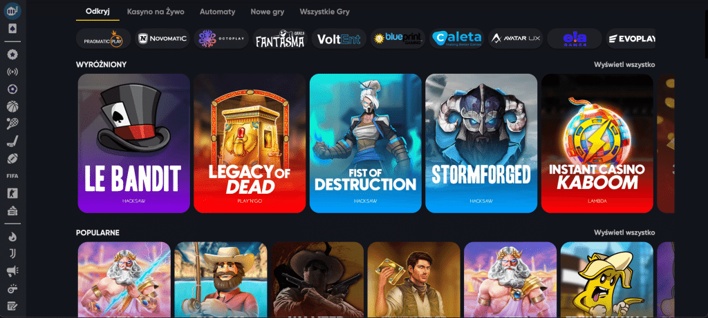 instant casino nowe kasyno online