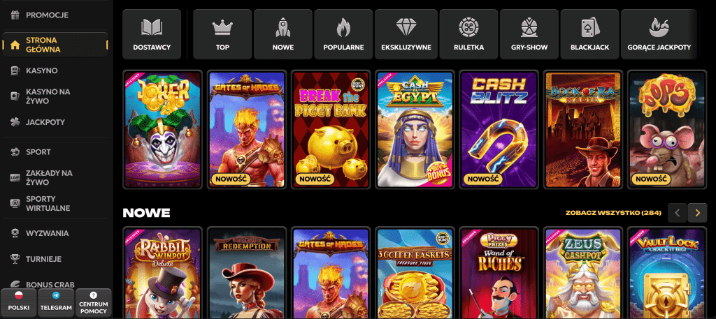 spinsy nowe kasyno online