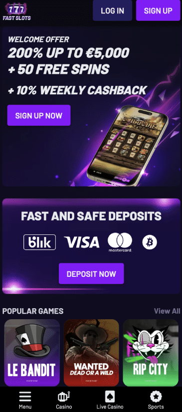 Fast Slots kasyno