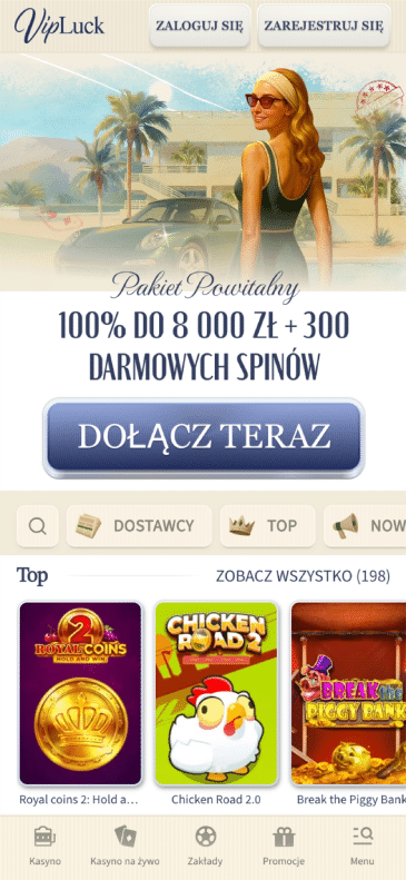 VipLuck najlepsze kasyno online